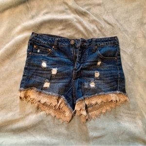 Celebrity Pink denim shorts